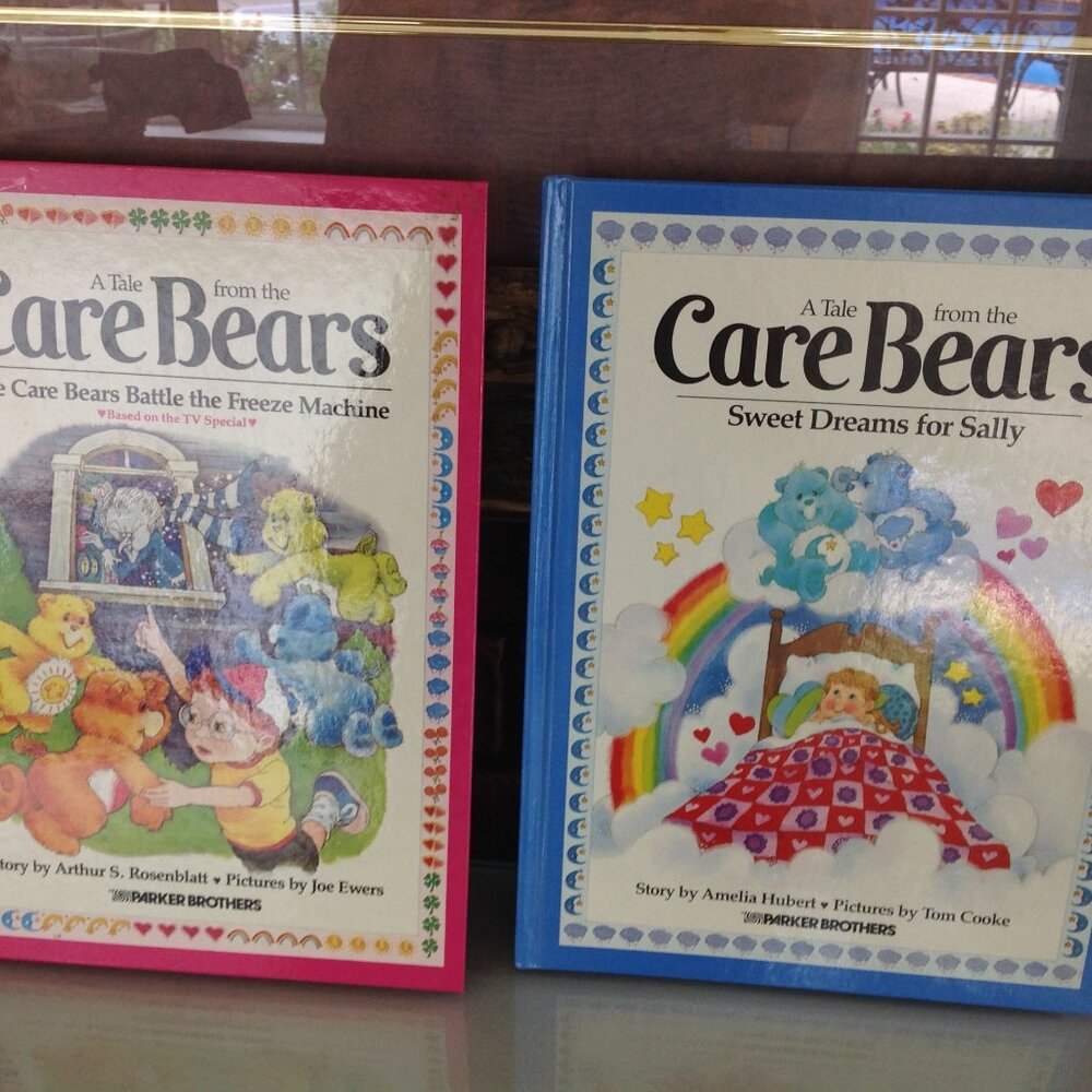 2 Vintage Care Bear Story Books